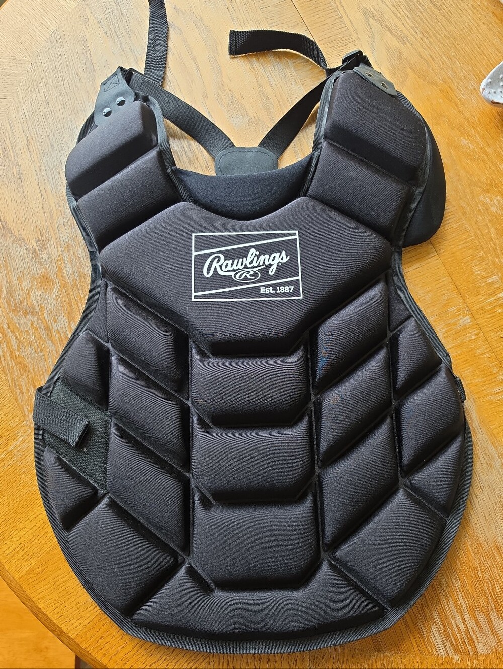 Rawlings CPP2Y Rev-A Youth Catchers Chest Protector Baseball 15" Black NWOT